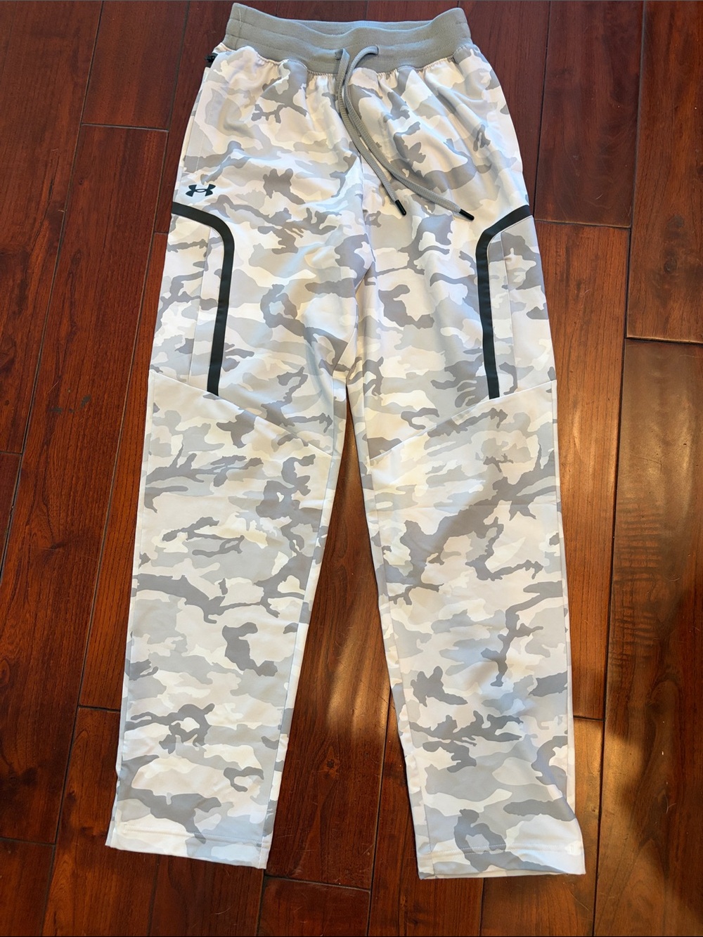 Under Armour White & Gray Camo Joggers